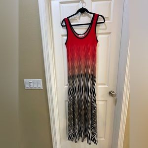 Multi colored maxi dress